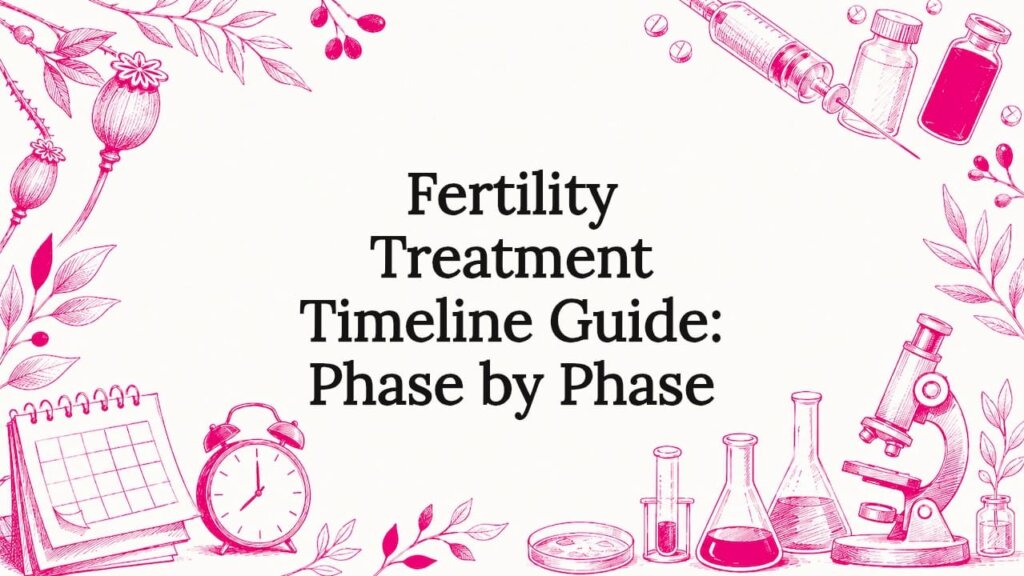 Decorative title card illustration for fertility treatment