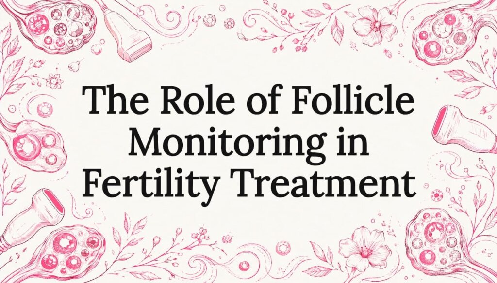 Decorative title card with fertility-themed hand-drawn sketches