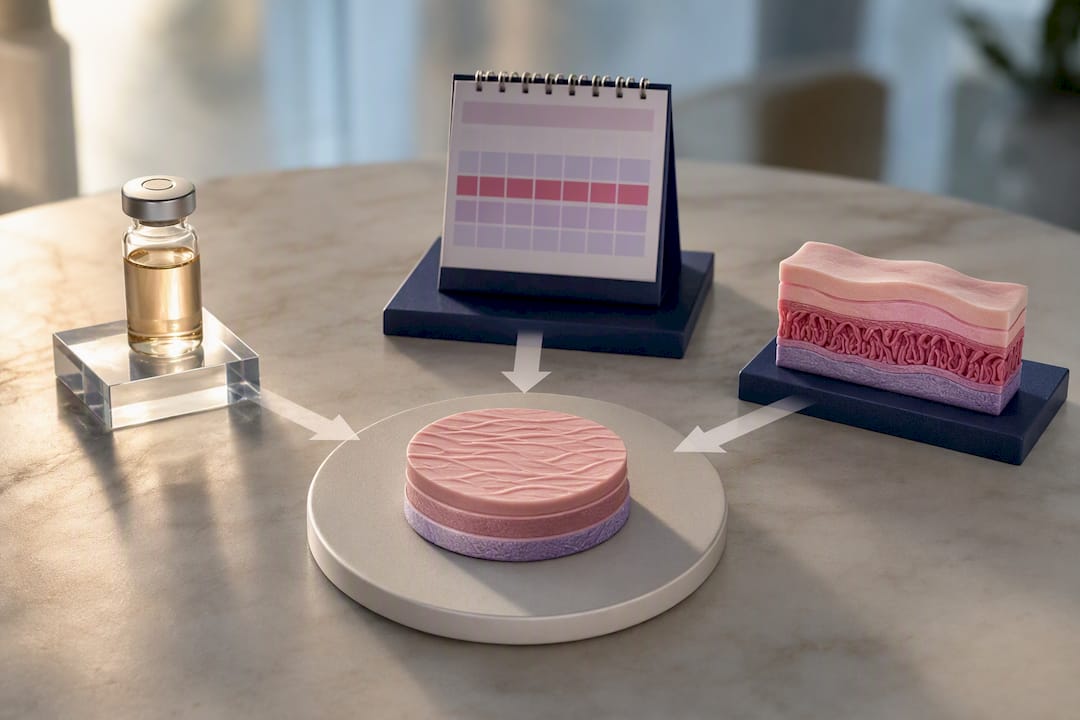Illustration of individualized progesterone monitoring