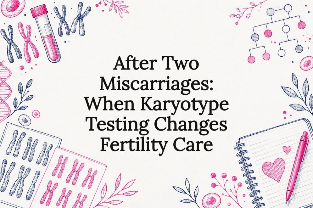 Decorative chromosome fertility testing title card