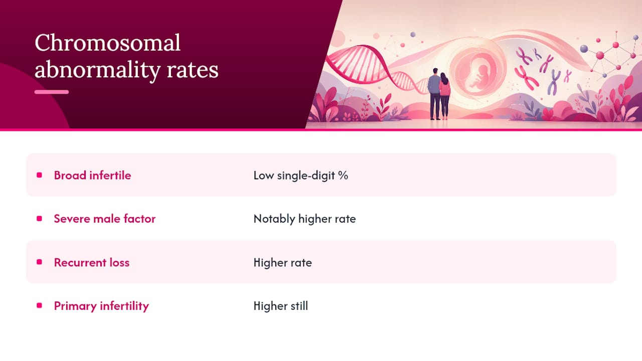 How Common Are Chromosomal Abnormalities in Infertility? — overview diagram
