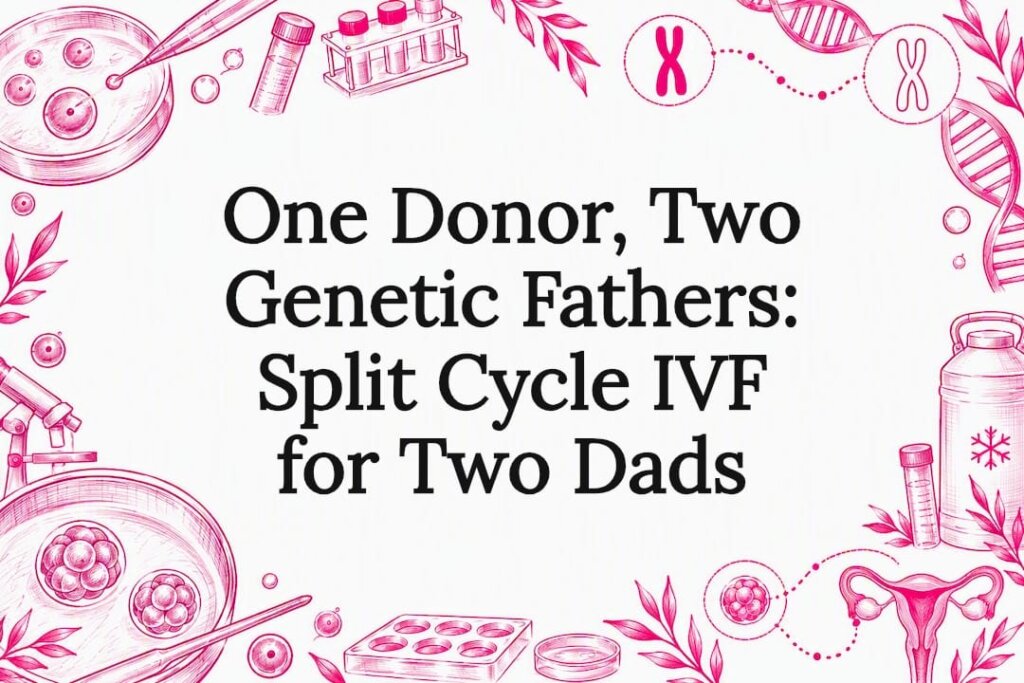 Split-cycle IVF decorative title card